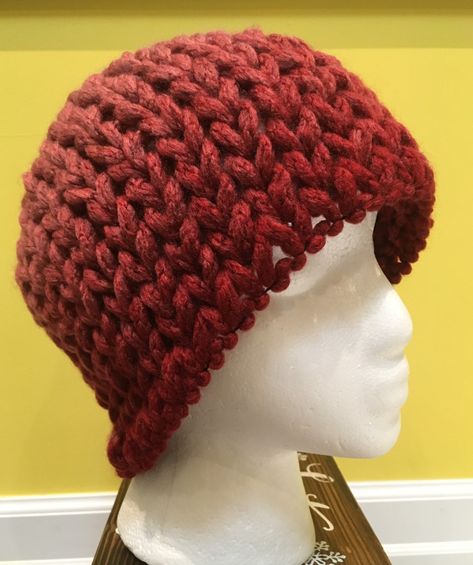 Loops Yarn Knit Look Hat Loop Yarn Hat, Loopy Yarn, Cheap Diy Crafts, Yarn Patterns, Yarn Hats, Hat Tutorial, Loom Knit, Blanket Yarn, Arm Knitting