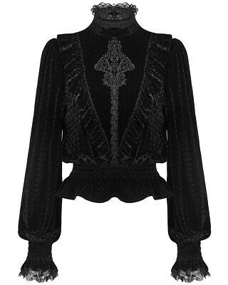 Gothic Lolita, Gothic Tops, Velvet Blouse, Punk Rave, Velvet Blouses, Velvet Lace, Modieuze Outfits, Goth Outfits, Mode Inspo