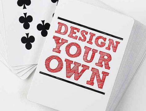 How to Create Your Own Deck of Playing Cards With Video Diy Deck Of Cards, Endless Library, Personalized Deck Of Cards, Personalized Playing Cards, Shipping Design, Card Playing, Custom Playing Cards, Deck Of Playing Cards, Text Graphics