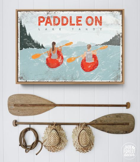 Lake cabin decor