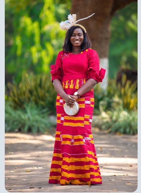 Long original kente dress for any beautiful occasions like wedding, party, church service etc.  a pure fabric of ghanaian origin.   we always encourage you to send to me your body measurement for a perfect fit. i am available on whatsapp : +233247514966 Kente Dress Styles, Kente Fashion, Kitenge Designs, Kente Dress, Church Attire, Long African Dresses, Ghanaian Fashion, Kente Styles, Body Measurement