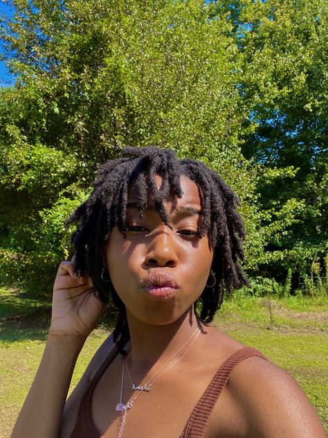 locs with 4c texture 4c Hair Dreadlocks, Locs With 4c Hair, Dreads On 4c Hair, Dreads 4c Hair, Locs Black Women 4c, 6 Inch Locs, Starter Locs With Bangs, Short Natural Locs Black Women, 4c Dreadlocks