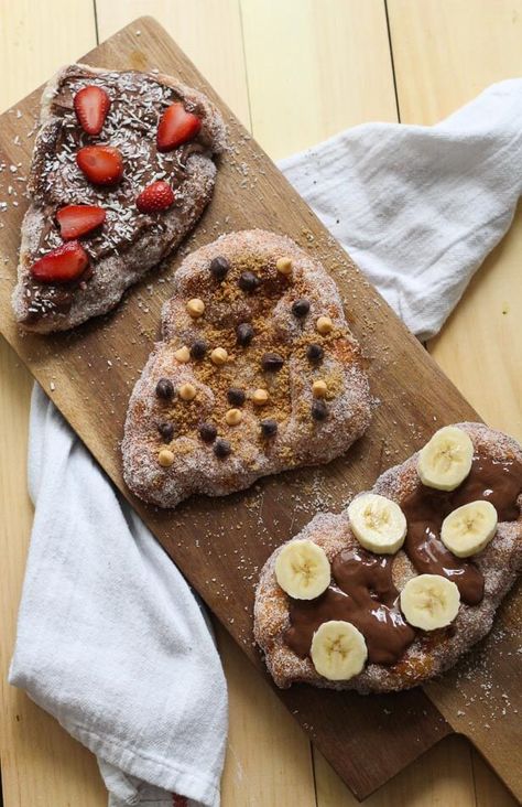 Homemade Beaver Tails with Pizza Dough - The Girl on Bloor Canada Party, Dessert Pizza Recipes, Beaver Tails, Summer Appetizer, Dessert Pizza, Chocolate Donuts, Fair Food Recipes, Homemade Chocolate, Beignets