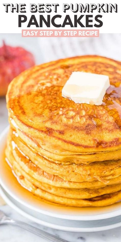 Best Pumpkin Pancakes Ever, Pumpkin Pie Spice Uses, Simple Pumpkin Pancakes Recipe, Pumpkin Pancakes From Scratch, Pumpkin Pancakes For One, How To Make Pumpkin Pancakes, Best Pumpkin Pancakes, Simple Pumpkin Pancakes, Extra Pumpkin Puree