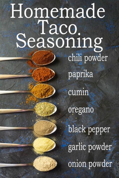 This IS IT! The BEST Homemade Taco Seasoning with the perfect balance of flavors. So quick and easy to make with spices you probably already have in your cupboard. You'll never want to buy prepackaged taco seasoning again! My secret to the best taco seasoning? Taco Spices, Easy Taco Seasoning Recipe, Senior Recital, Homemade Taco Seasoning Mix, Homemade Taco Seasoning Recipe, Homemade Seasoning, Spice Blends Recipes, Taco Seasoning Recipe, Homemade Mixes