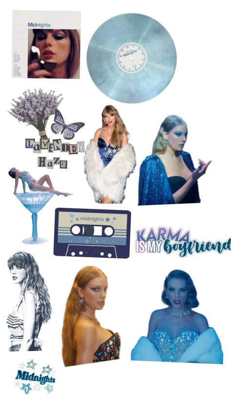 Taylor Swift 3d Polaroid Template, Midnight Collage, 3d Polaroid, Visual Note Taking, Preppy Decal, Taylor Swif, Polaroid Template, Olivia + Core + Aesthetic, Taylor Swift Party