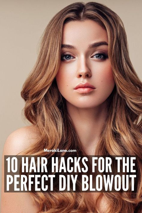 10 Tips and Hacks for the Perfect DIY Blowout Want to know how to give yourself a perfect salon blowout from the comfort of your own home Were sharing the best tricks and stepbystep tutorials for perfecting the DIY Brazillian blowout hairstyle on short or long hair Click for all the deets including the right hair dryer brush and finishing products you need to get a voluminous bouncy blowout that lasts Put a modern twist on the classic 90s look with these tips hacks and tutorials Diy Blowout, Hair Rollers Tutorial, Blowout Hairstyle, Bouncy Blowout, Blowout Curls, Blowout Hair Tutorial, Salon Blowout, Perfect Blowout, Dryer Brush