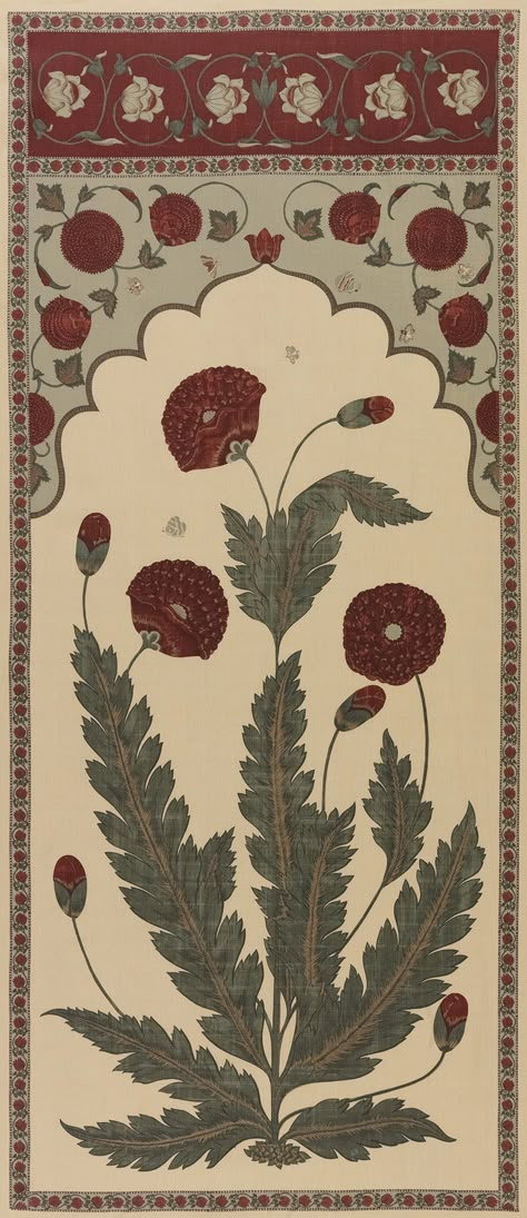 Mughal Prints, Trim Lighting, Mughal Garden, Wallpaper Trim, Curtains Fabrics, Mughal Art Paintings, Indian Motifs, Block Printed Textiles, Textile Wallpaper