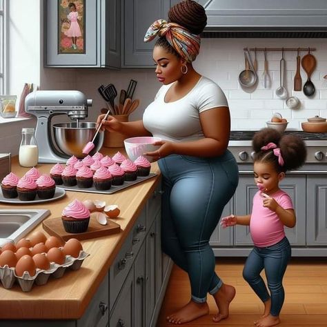 Black Love Artwork, Black Love Quotes, African American Artwork, Plus Size Art, Black Woman Artwork, Im A Lady, Mother Art, Black Art Painting, Black Artwork