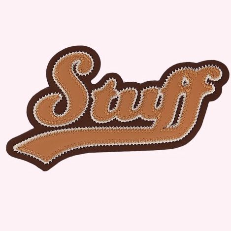 Stoney clover brown cream tan embroidered patch varsity sports style baseball letterman patch Letterman Patches, Name Patches, Sport Fashion, Embroidered Patches, Embroidery Patterns, Embroidery, Pattern