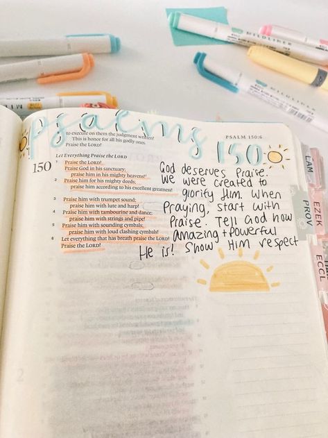 Psalms 150:1-6 Scripture Notes, Psalm 150, Bible Journaling Ideas Drawings, Praise The Lord, Bible Scripture, Praise God, Bible Inspiration, Bible Scriptures, Bible Journaling