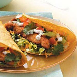 Chicken Finger Tacos for Two Rice And Refried Beans, Dinner For Two Recipes, Tacos For Two, Fried Chicken Taco, Chicken Finger, Easy Chicken Pot Pie Recipe, Layton Utah, Meal For Two, Chicken Pot Pie Recipe