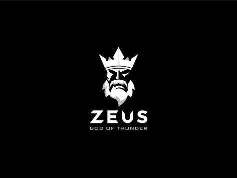 Zeus Logo Design, Zeus God Of Thunder, Zeus Logo, Logo Inspiration Vintage, Zeus God, Animated Text, Joker Images, Ancient Greek Gods, Gif Animated