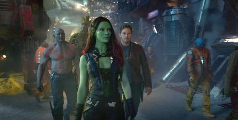 Guardians Of The Galaxy Gamora Guardians, Gamora Marvel, Marvel Phases, Peter Quill, Vin Diesel, Zoe Saldana, The Guardians, Ms Marvel, Marvel Women