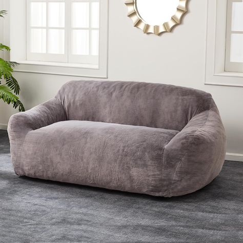 Couch Futon, Small Sleeper Sofa, Curved Couch, Sofa Small, Living Room Furniture Styles, Sofa Soft, Small Couch, Bedroom Couch, Futon Couch