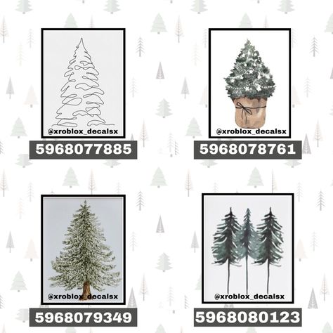 Find more on my instagram @xroblox_decalsx If you repost my codes give credit :) Roblox Picture Id Codes Christmas, Christmas Pictures Codes Bloxburg, Club Roblox Photo Id Codes, Aesthetic Christmas Decals Bloxburg, Bloxburg Christmas Photo Codes, Bloxburg Codes For Pictures Christmas, Bathroom Pictures Bloxburg Codes, Bloxburg Code Decals, Bloxburg Snowy Tree Decal