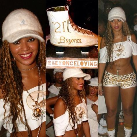 Beyonce 21st Birthday, Old Beyonce, Beyonce Quotes, 21st Birthday Party, Beyonce Knowles Carter, 00s Fashion, Skate Party, Beyoncé Giselle Knowles-carter, 2000s Outfits