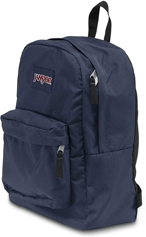 High School Needs, Back To School 8th Grade, Building Closet, Jan Sport, Cool Birthday Gifts, Pretty Backpacks, Mochila Jansport, Jansport Superbreak Backpack, Navy Backpack