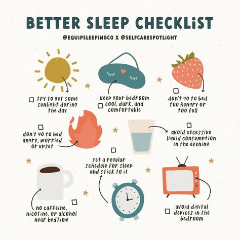 Good Sleep Habits, Sleep Hygiene Checklist, What To Do When You Can’t Sleep, How To Have A Self Care Night, What To Do If You Can’t Sleep, Life Routines, Vie Motivation, Self Care Bullet Journal, Get My Life Together