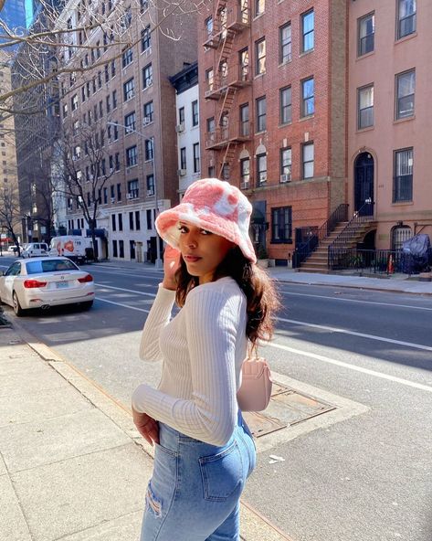 Cow Bucket Hat Outfit, Cow Print Bucket Hat Outfit, Pink Fur Bucket Hat, Pink Bucket Hat Outfit, Fur Bucket Hat Outfit, Cow Print Hat, Cow Bucket Hat, Cow Print Bucket Hat, Bucket Hat Outfit