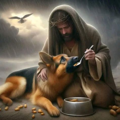 Lode A Dio, Be Courageous, Jesus Drawings, Jesus Artwork, Jesus Christ Artwork, Dog Heaven, Jesus And Mary Pictures, Jesus Christ Art, Christian Artwork