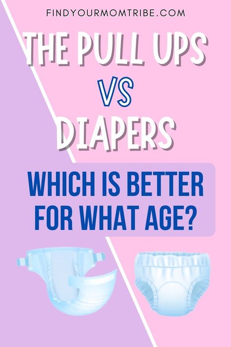 When looking at pull ups vs diapers, a few factors contribute to the debate of which is the winner of the two. Find them out here Disposable Nappies, Best Crib, Which Is Better, The Winner, Pull Ups, Baby Gear, The Two, Smart Shopping, Big Kids