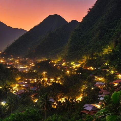 Beach Village Aesthetic, Island Town Aesthetic, Arya Aesthetic, Tropical Kingdom, Island Kingdom, Chilling Vibes, Tropical City, Spirit Island, Polynesian Village