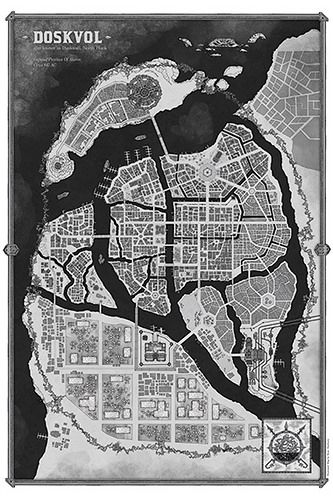 Doskvol map - Blades in the Dark Blades In The Dark Art, Blades In The Dark Map, Blades In The Dark Aesthetic, Blades In The Dark Characters, Blades In The Dark, City Maps Illustration, Fantasy City Map, City Maps Design, Fantasy Map Making