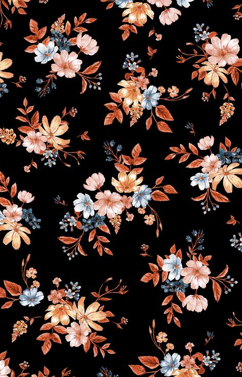 Autumn prints on Behance Beautiful Flower Wallpaper, Flower Pattern Design Prints, Autumn Prints, Floral Print Wallpaper, Wallpaper Design For Bedroom, Flower Pattern Drawing, Flower Print Pattern, Botanical Flower Art, Floral Textile