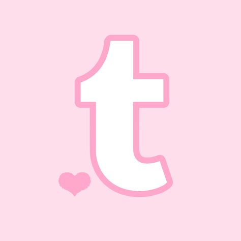 pink tumblr icon with heart aesthetic Pink Tumblr Icon, Target App Icon, Tumblr Icon, Ios Themes, Tumblr App, Iphone Ideas, Widget Icons, Screen Layout, Phone Icons