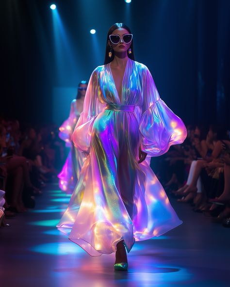 Happy Friday Friends 🫶🏼 Enjoy my new mesmerizing iridescent fashion show ✨💖 Burn Outfits, Africa Burn, Drag Outfits, Iridescent Fashion, Iridescent Dress, Happy Friday Friends, Makeup Designs, Design Reference, Men Clothing