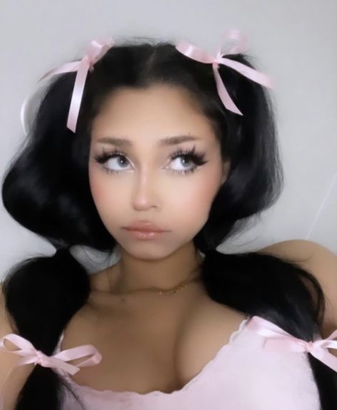 Kawaii Core Makeup, Dollcore Makeup, Kawaii Summer Outfits, Cute Doll Makeup, Baby Doll Makeup, Princess Syndrome, Gal Makeup, Dolly Makeup, Doll Beauty