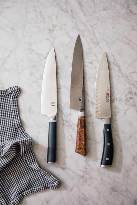 Knife Kitchen Design, Culinary Basics, Knife Drawer, Knife Aesthetic, Photography Reference, Best Chefs Knife, Kitchen Photography, Chefs Knife, Best Kitchen Knives