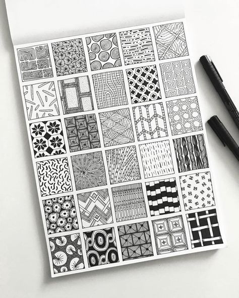 Pattern Sketch, Zen Doodle Patterns, Patterns Printable, Illustration Sketchbook, Geometric Design Art, Tangle Art, Paper Patterns, Zentangle Drawings, Doodles Zentangles