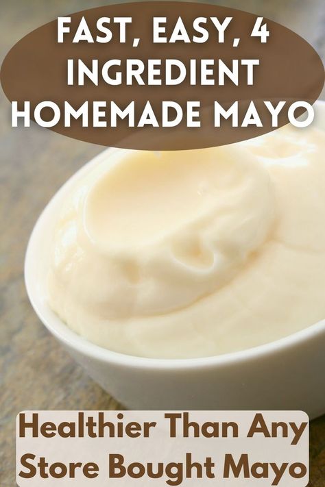 cup of homemade mayo Easy Mayonnaise Recipe, Homemade Mayo Recipe, Homemade Mayonnaise Recipe, Mayo Recipe, Homemade Mayo, Mayonnaise Recipe, Homemade Mayonnaise, Pizza Recipes Homemade, Easy Bread Recipes