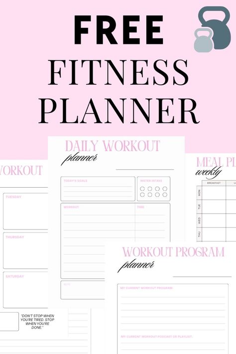 How To Start Your Fitness Journey & Free Fitness Planner bestdigitalplanner #courseplanner #digitalplannertemplate🗃️