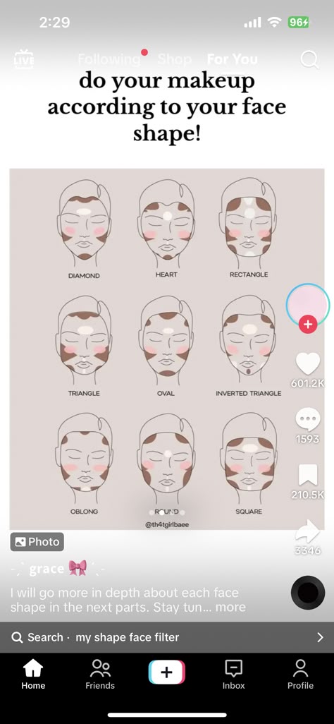 Inverted Triangle Makeup Placement, Eyebrows For Heart Shaped Face, Makeup For Inverted Triangle Face, Bangs For Inverted Triangle Face, Inverted Triangle Makeup, Inverted Triangle Face Shape Makeup, Lookmaxxing Guide, Upside Down Triangle Face Shape, Inverted Triangle Face Shape