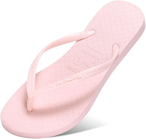 Pink Flip Flops, Summer Flip Flops, Beach Slippers, Flat Sandals, Flip Flops, Light Pink, Slippers, Size 6, Sandals