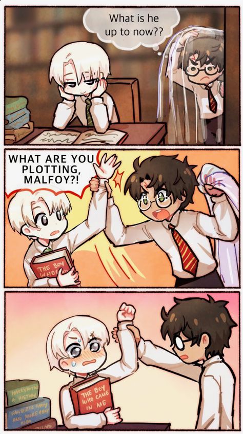 Draco X Harry, Relatable Comics, Drarry Fanart, Harry Draco, In Meme, Gay Harry Potter, Harry Potter Feels, Harry Potter Artwork, Harry Potter Comics