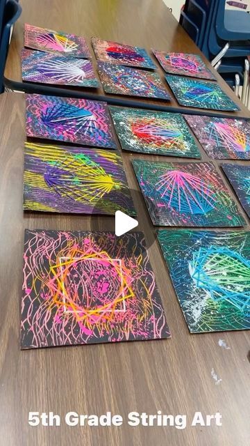 5th Grade Fall Art Projects, Glow Art Show, Special Education Art Projects, Middle School Art Projects Easy, 5th Grade Art Lessons, 2nd Grade Art Projects, 5th Grade Art Projects, Class Auction Projects, Middle School Art Projects