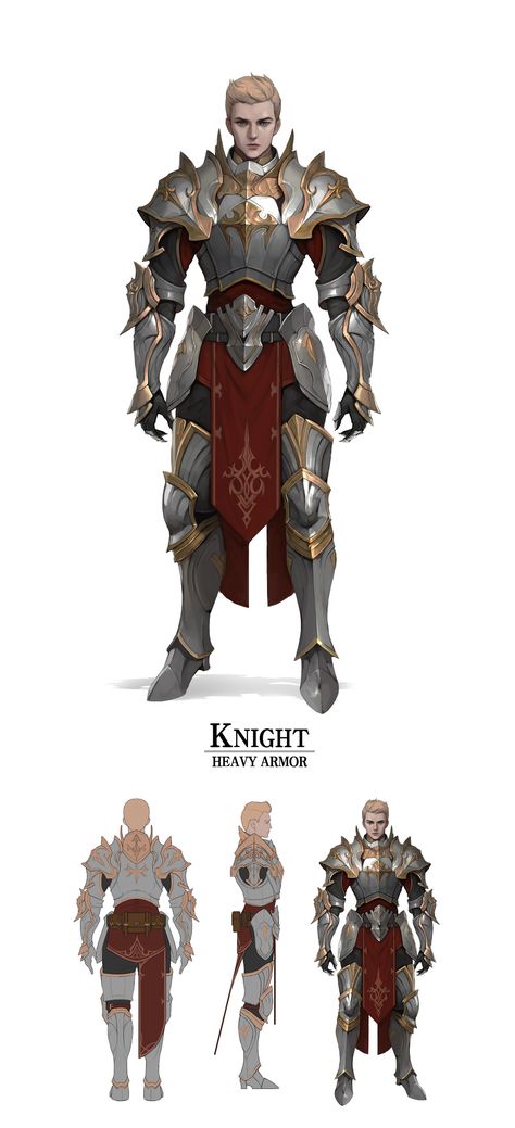 ArtStation - knight, MR. PEPPER Medieval Character Design, Medieval Knight Armor, Knight Costume, Armadura Medieval, Bleach Characters, Knight Art, Knight Armor, Concept Art Character, Medieval Knight