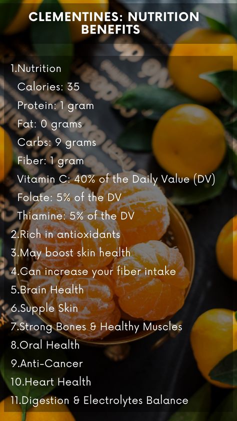 Beta Carotene Benefits, Clementine Benefits, Sweet Citrus, Herbs For Health, Citrus Fruits, Beta Carotene, Food Facts, Skin Health, Health Food