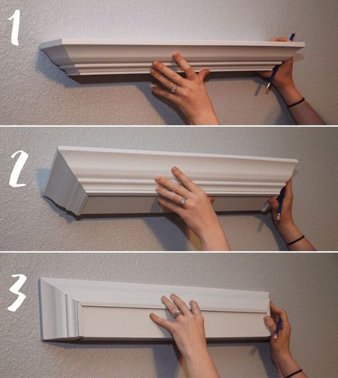 How to Hang Floating Shelves | Easiest Way to Hang Floating Shelves | DIY Floating Shelves Diy Shelves Bedroom, Ikea Linnmon, Pallet Deck Diy, Lack Table, Hack Ikea, Floating Bookshelf, Diy Dresser Makeover, Floating Shelves Kitchen, White Floating Shelves