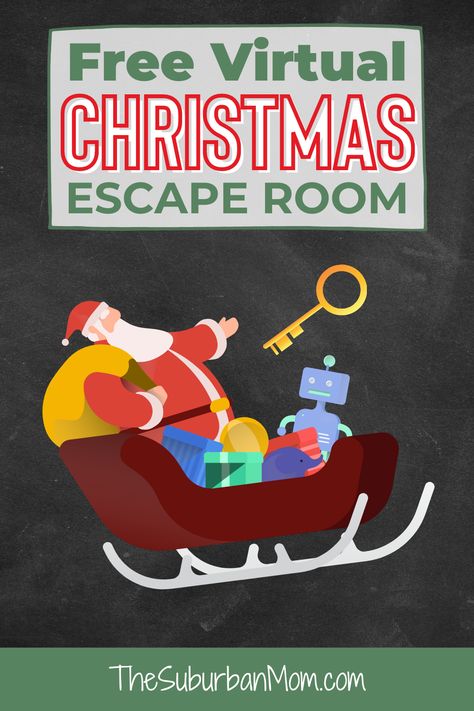 Free Download Christmas Mystery For Family, Christmas Escape Room For Adults, Nativity Escape Room Free, Christmas Escape Room For Kids, Free Christmas Escape Room Games, Virtual Escape Room, Christmas Escape Room, Escape Room Ideas, Christmas Library