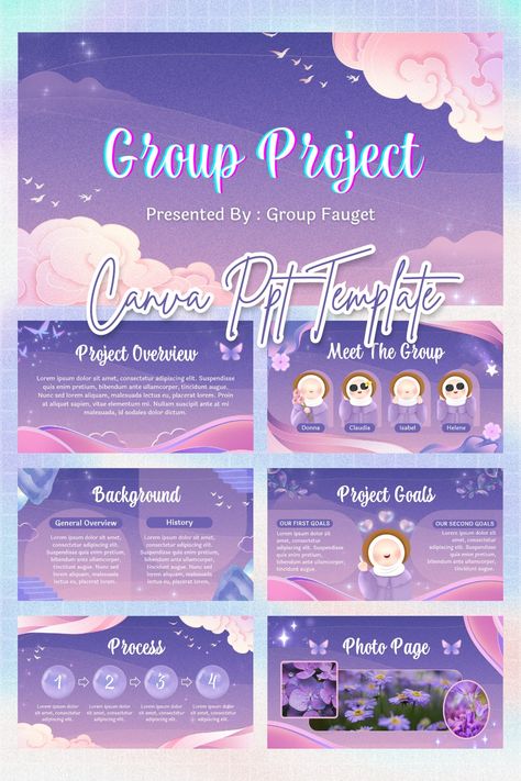 Template Free Powerpoint Canva Design, Canva Ppt Template Aesthetic, Aesthetic Powerpoint Templates Free, Canva Ppt Template, Canva Presentation Template, Cute Bios, Ppt Template Design, Presentation Slides Design, Graphic Shapes Design