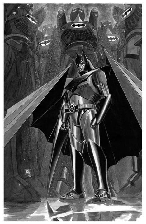 Alex Ross - Justice Armor Kingdom Come Batman, Batman Standing, Robot Army, Batman Suit, I Am Batman, Batman Artwork, Alex Ross, Batman Universe, Kingdom Come