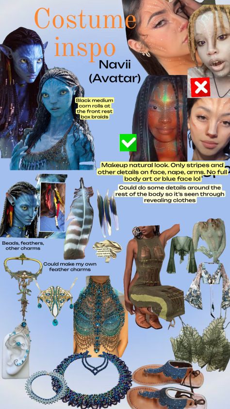 Navi cosply/Halloween from Avatar Avatar Cosplay Navi, Avatar The Way Of Water Halloween Costume, Avatar Halloween Costumes Diy, Avatar Navi Halloween Costumes, Avatar Disney Outfit, Avatar Halloween Costumes Couples, Avatar Navi Makeup, Avatar Navi Cosplay, Avatar Cosplay Neytiri