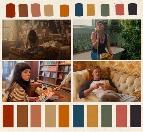 Teenage Color Palette, Color Palette Nostalgia, 80s Color Palette Retro Vintage, Comic Color Palette, Film Color Palette, Diary Of A Teenage Girl, Mechanic Workshop, Aesthetic Colour, Movie Color Palette