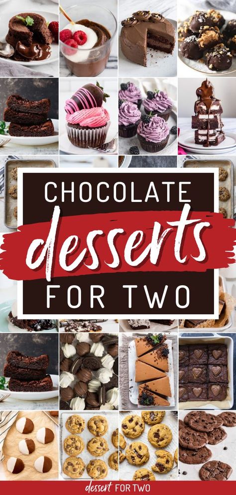 Chocolate desserts for two, chocolate desserts for two, sweet treats Easy 2 Person Dessert, Chocolate Dessert For Two, Desserts For 2 People Recipes For Two, Chocolate Snacks Easy, Desserts For 2 People, Easy Desserts For Two, Chocolate Desserts For Two, Romantic Desserts For Two, Simple Chocolate Desserts