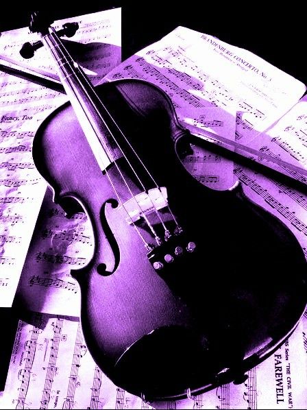 Purple Violin Aesthetic, Purple Royal Aesthetic, Purple Violin, Violet Core, Viola Instrument, Fnaf Au, The Sorcerer's Apprentice, Fantasia Disney, Color Aesthetic